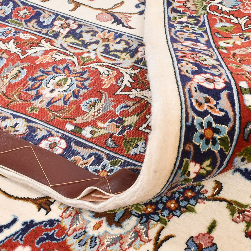 Tapis persan - Ghom - Royal - 216 x 140 cm - crème