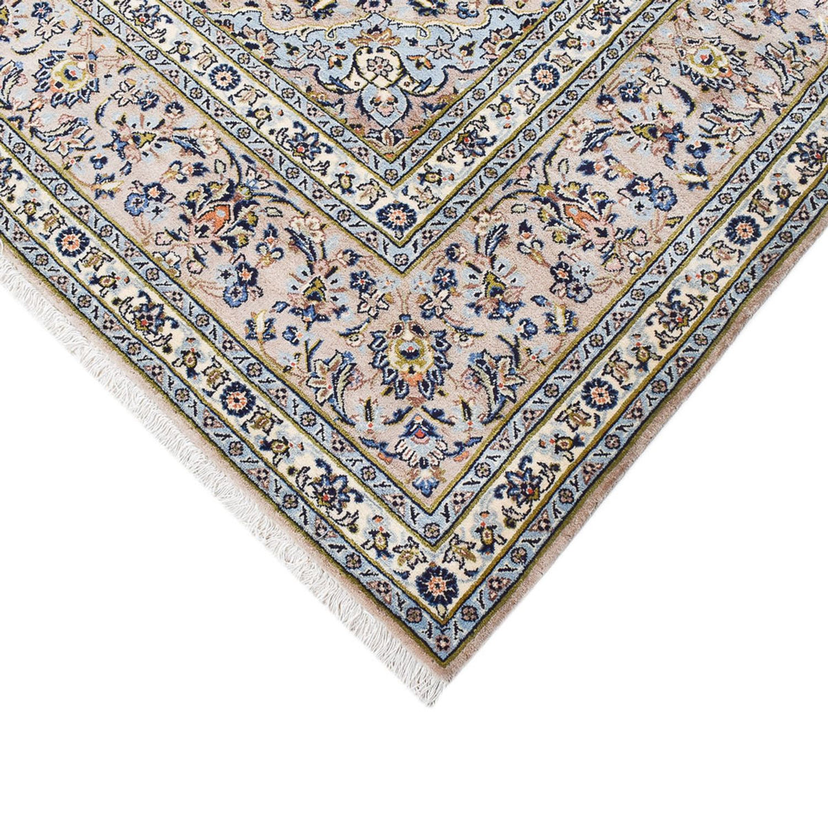 Tapis persan - Keshan - 352 x 257 cm - gris