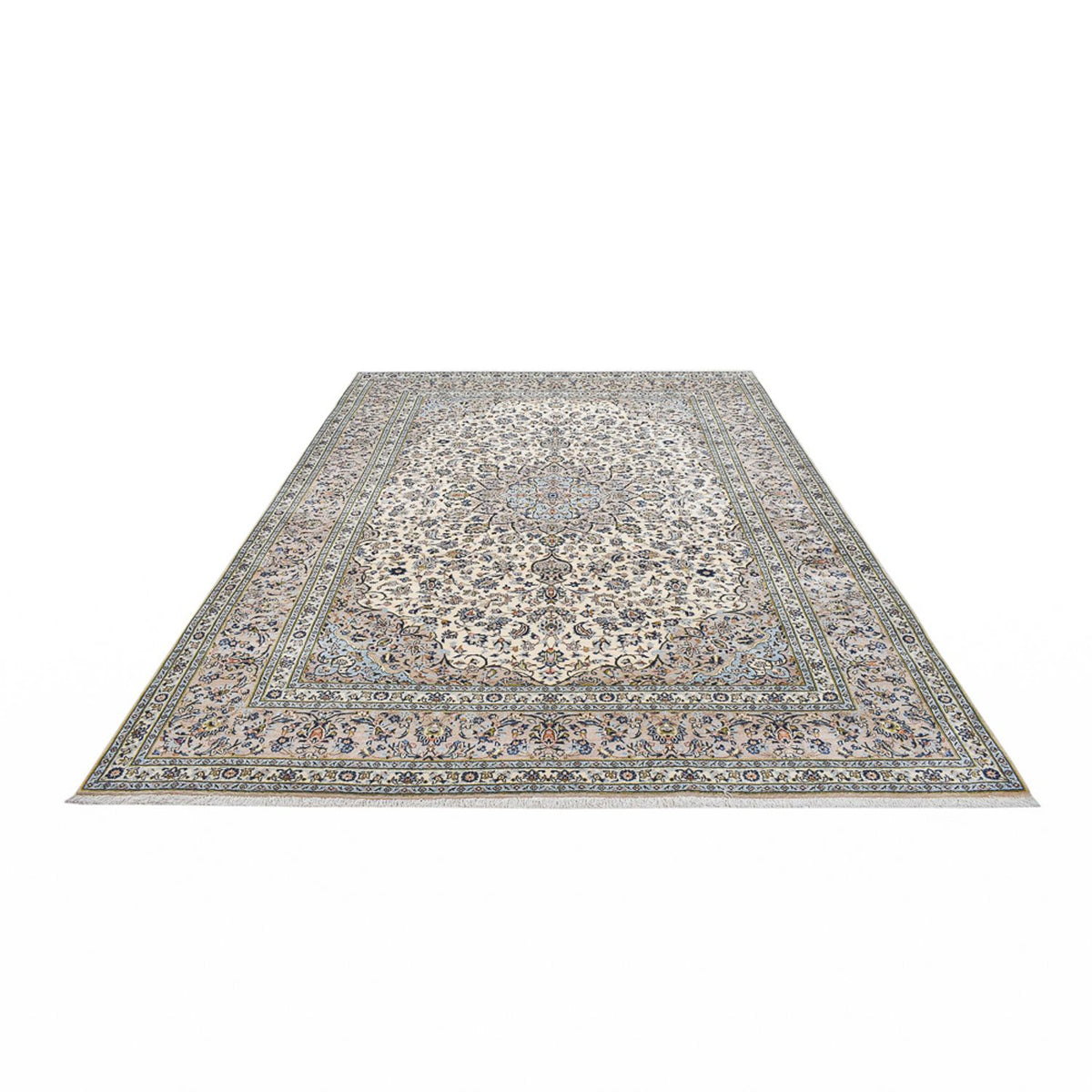 Tapis persan - Keshan - 352 x 257 cm - gris