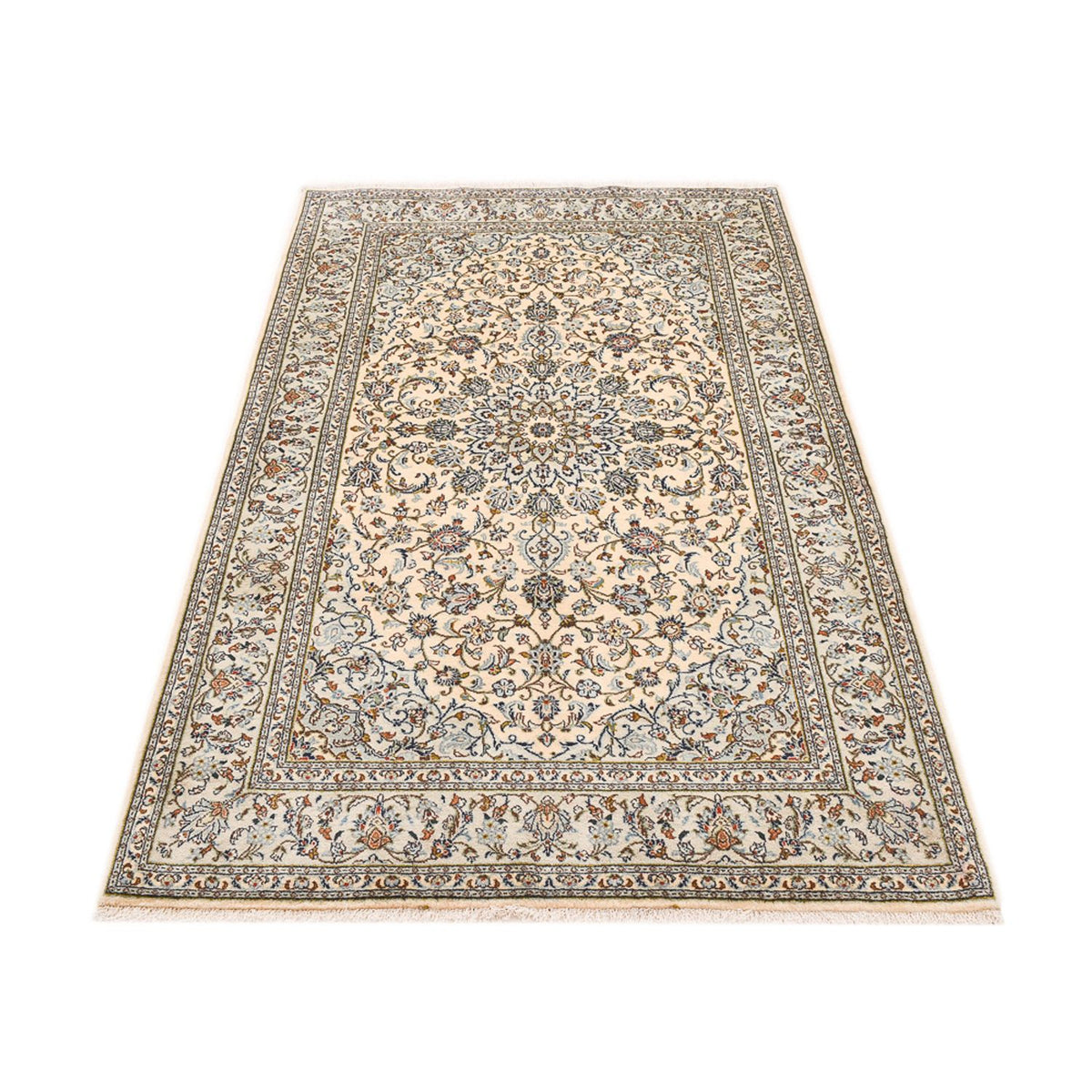 Tapis persan - Keshan - 223 x 139 cm - crème