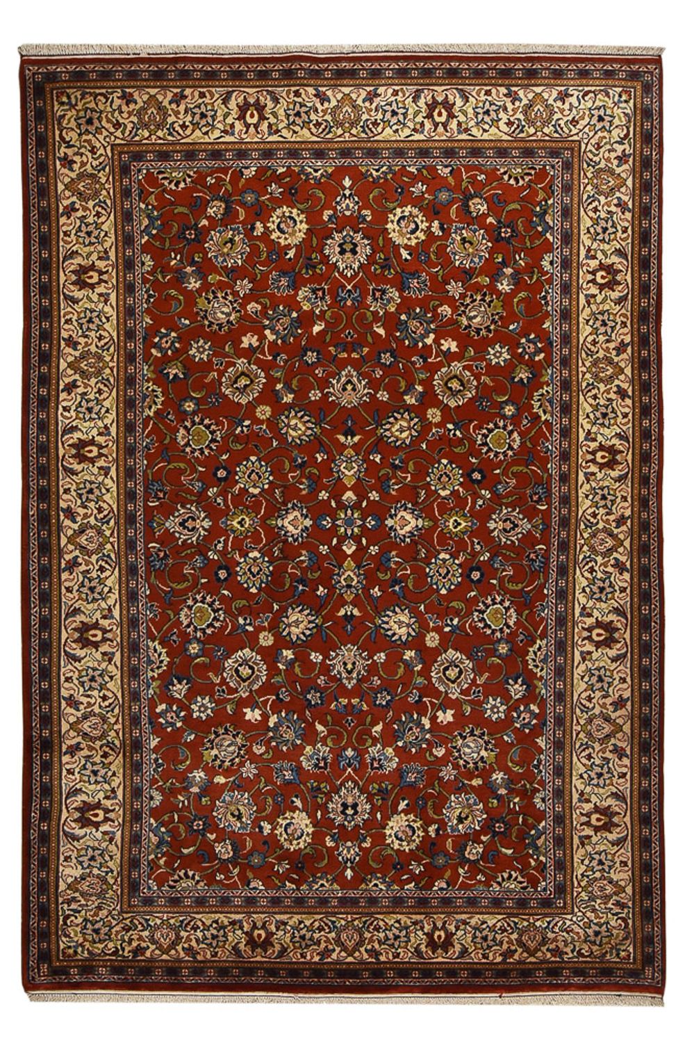 Tapis persan - Classique - 289 x 194 cm - rouge foncé