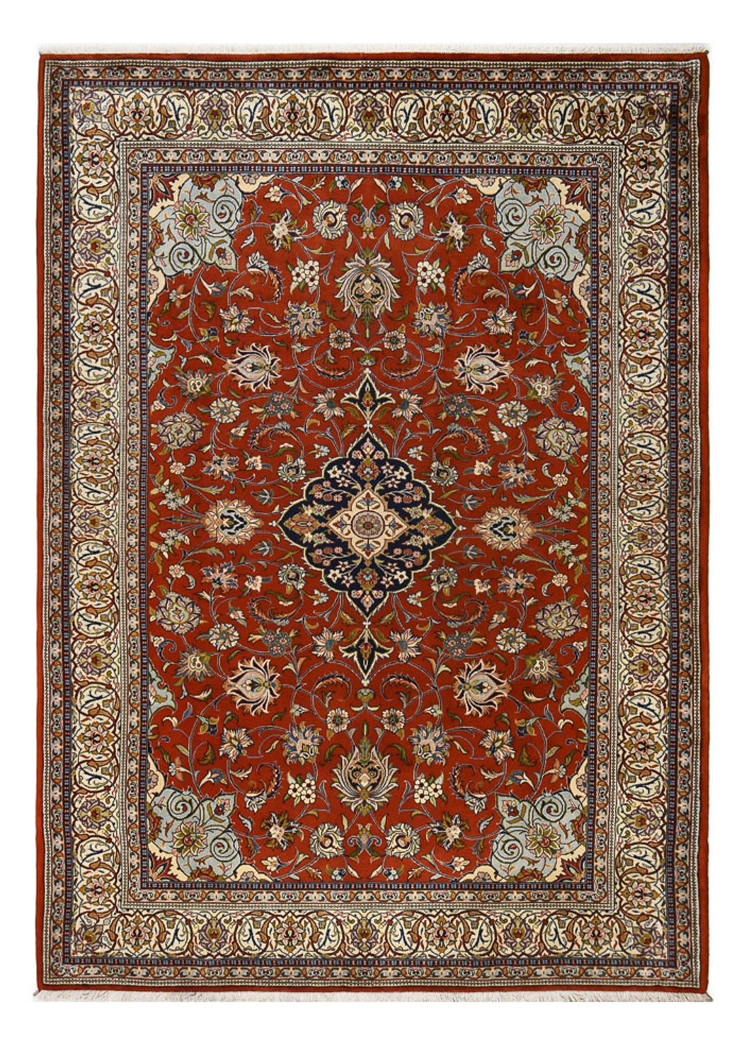 Tapis persan - Classique - 293 x 207 cm - rouge foncé