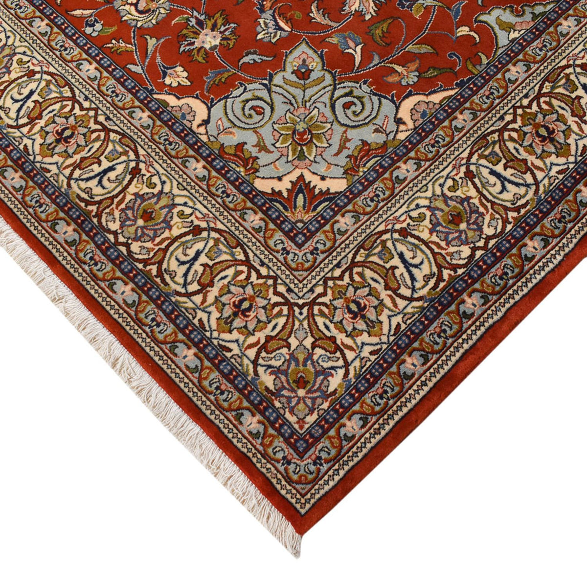 Tapis persan - Classique - 293 x 207 cm - rouge foncé