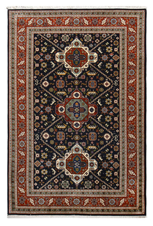 Tapis persan - Nomadic - 290 x 196 cm - rouge