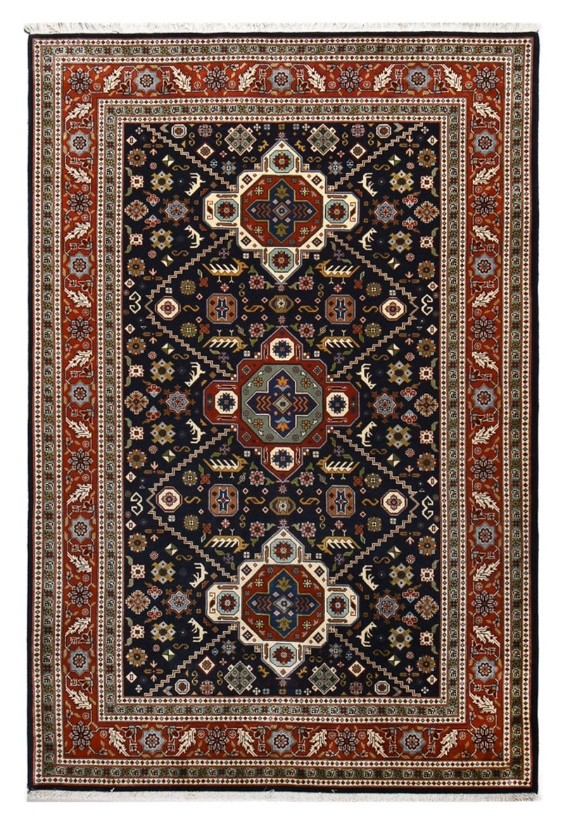 Tapis persan - Nomadic - 290 x 196 cm - rouge