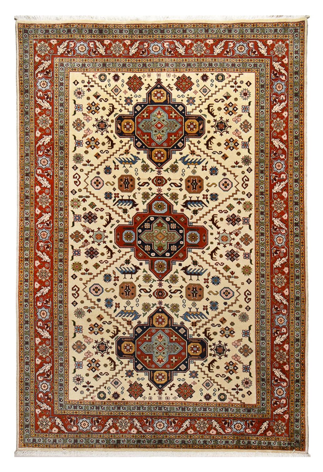 Tapis persan - Nomadic - 291 x 199 cm - beige