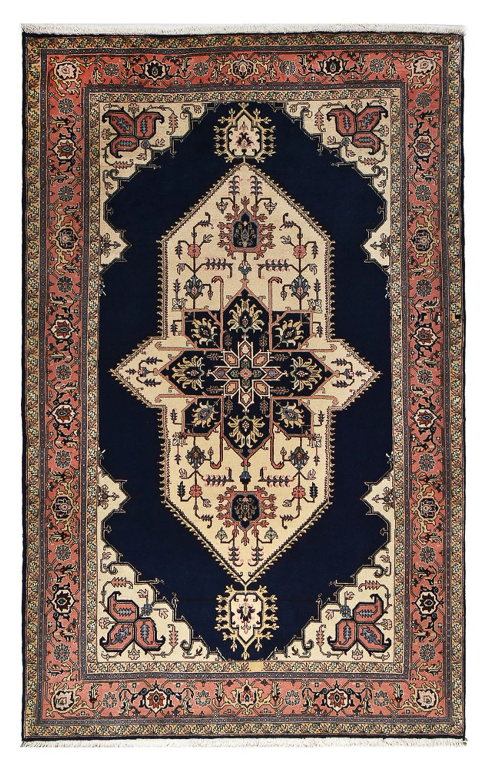 Tapis persan - Nomadic - 297 x 187 cm - bleu foncé