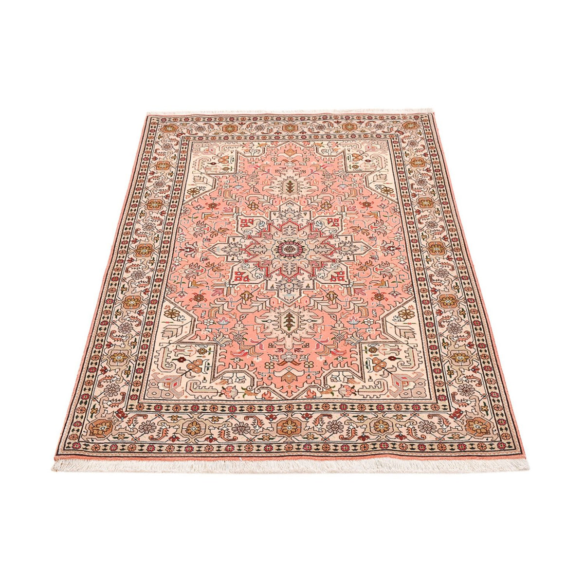 Tapis persan - Tabriz - Royal - 159 x 106 cm - rouge clair