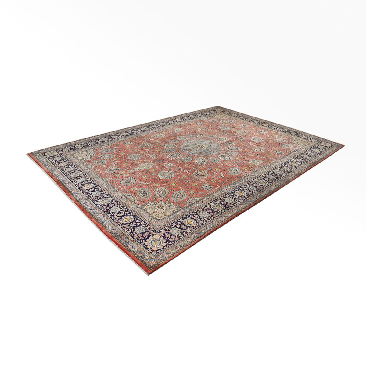 Tapis persan - Classique - 395 x 266 cm - rouille