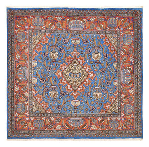 Tapis persan - Classique carré  - 198 x 198 cm - bleu