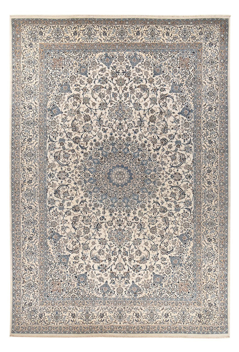 Tapis persan - Nain - Royal - 605 x 403 cm - crème