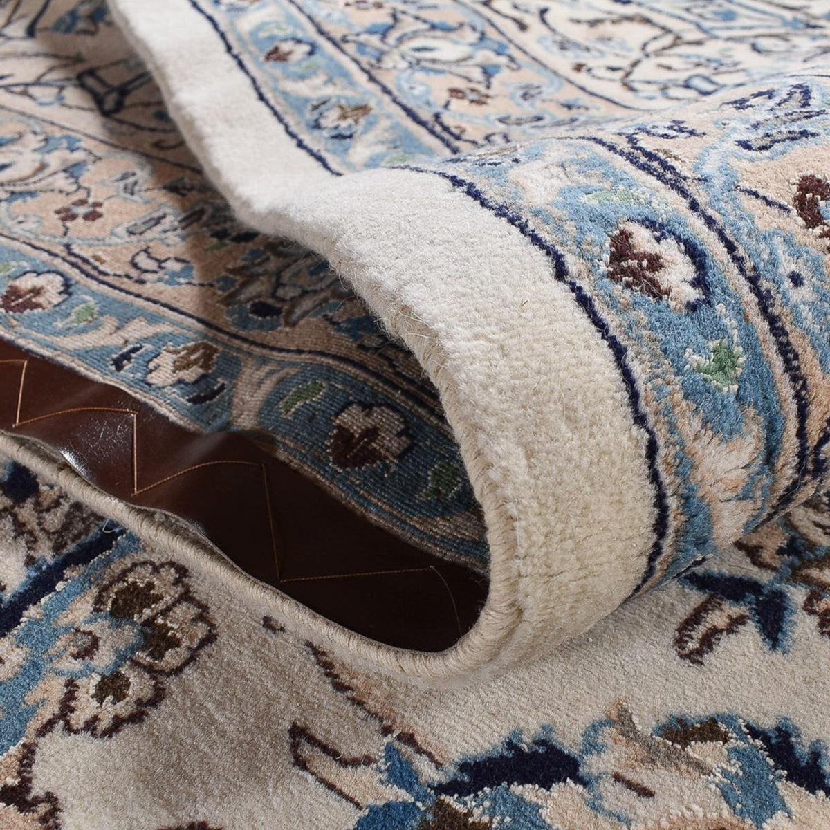 Tapis persan - Nain - Royal - 605 x 403 cm - crème