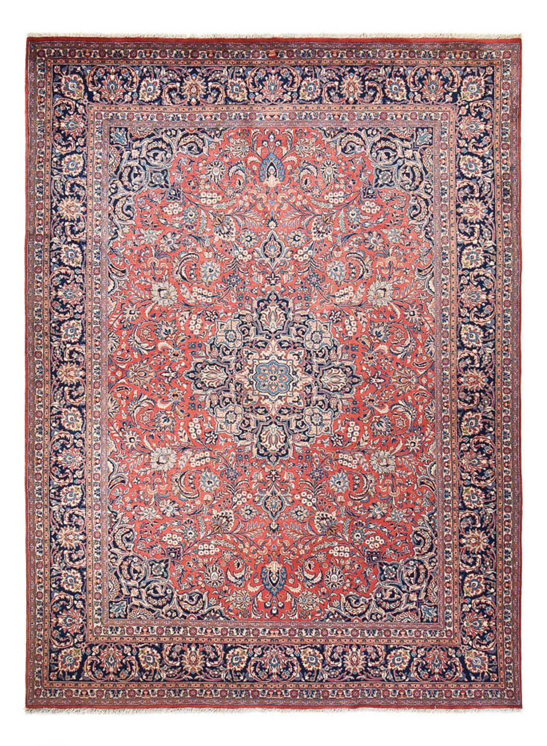 Tapis persan - Classique - Royal - 407 x 294 cm - rouge clair