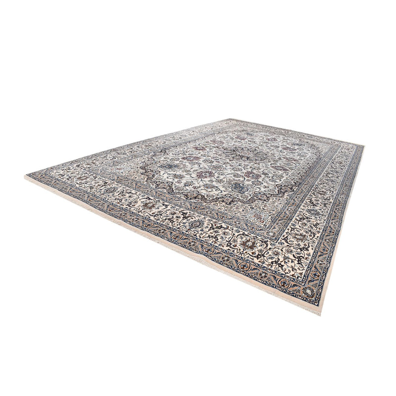 Tapis persan - Nain - Royal - 626 x 390 cm - gris