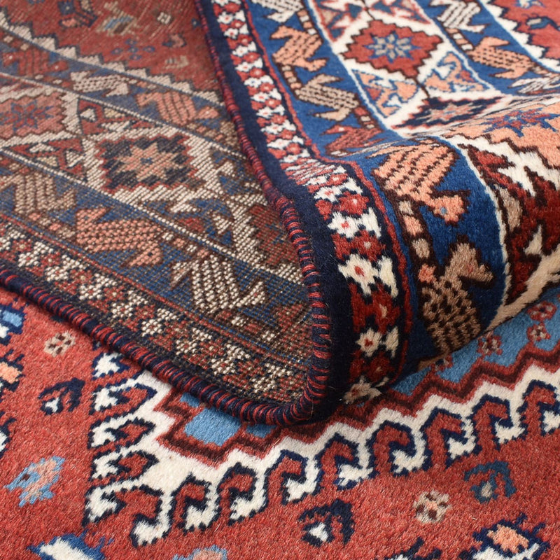 Tapis persan - Nomadic carré  - 200 x 188 cm - rouge