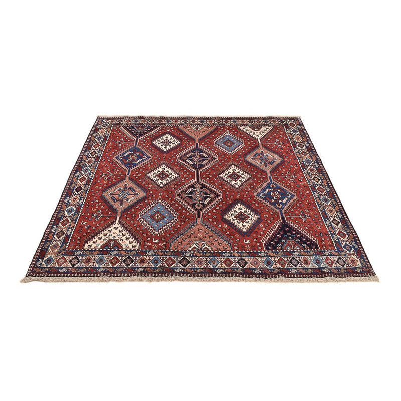 Tapis persan - Nomadic carré  - 200 x 188 cm - rouge