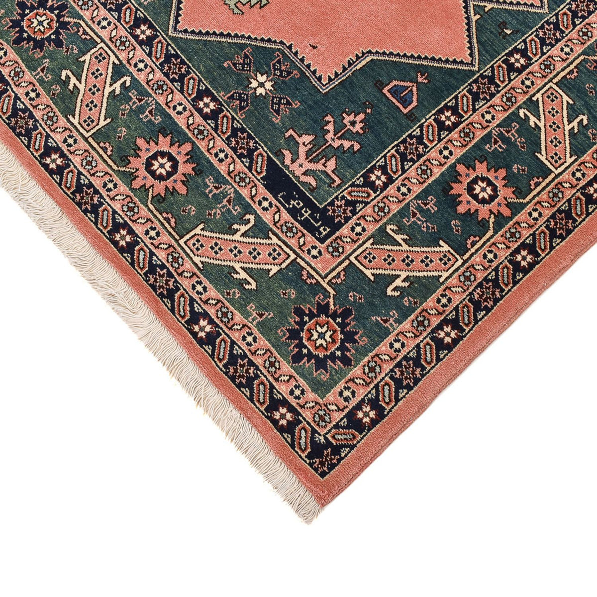 Tapis persan - Nomadic - 248 x 174 cm - rouge clair
