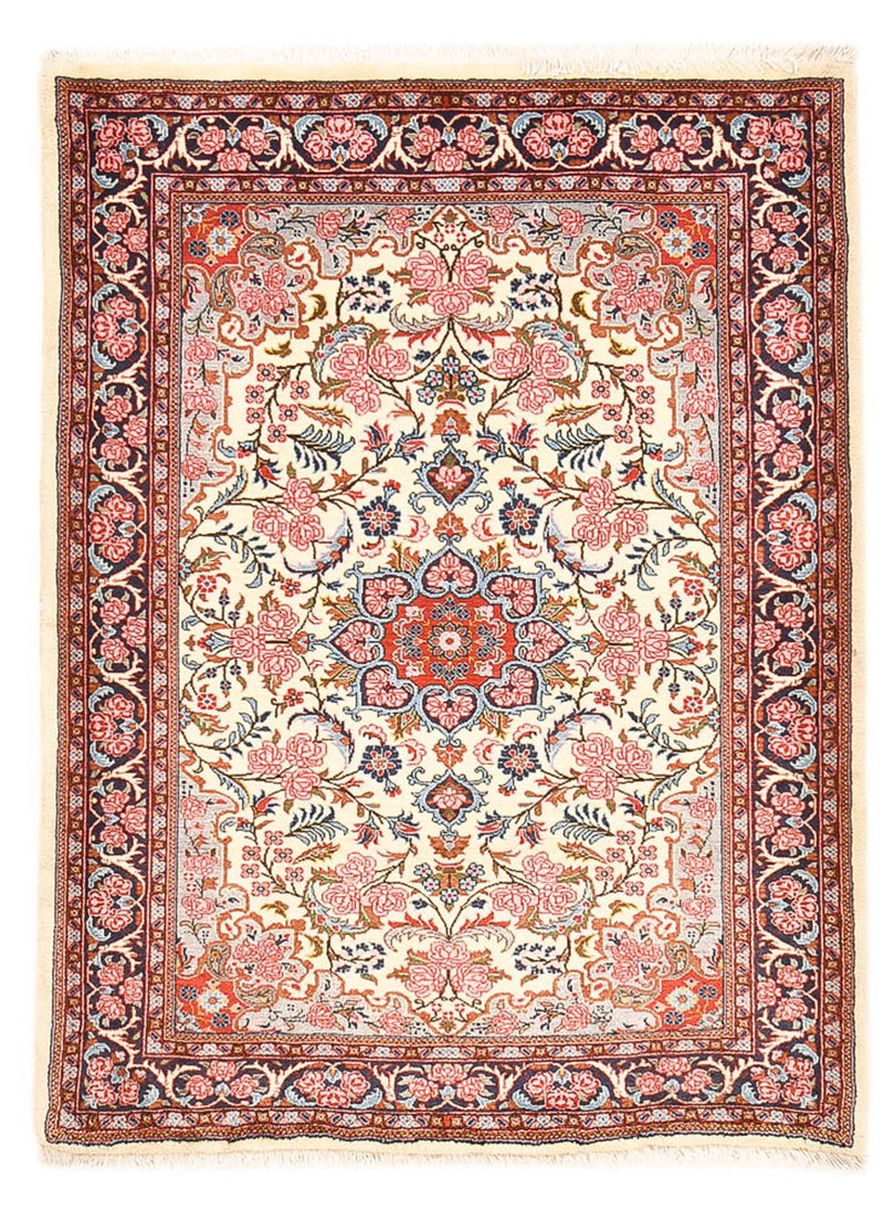 Tapis persan - Nomadic - 164 x 120 cm - rose