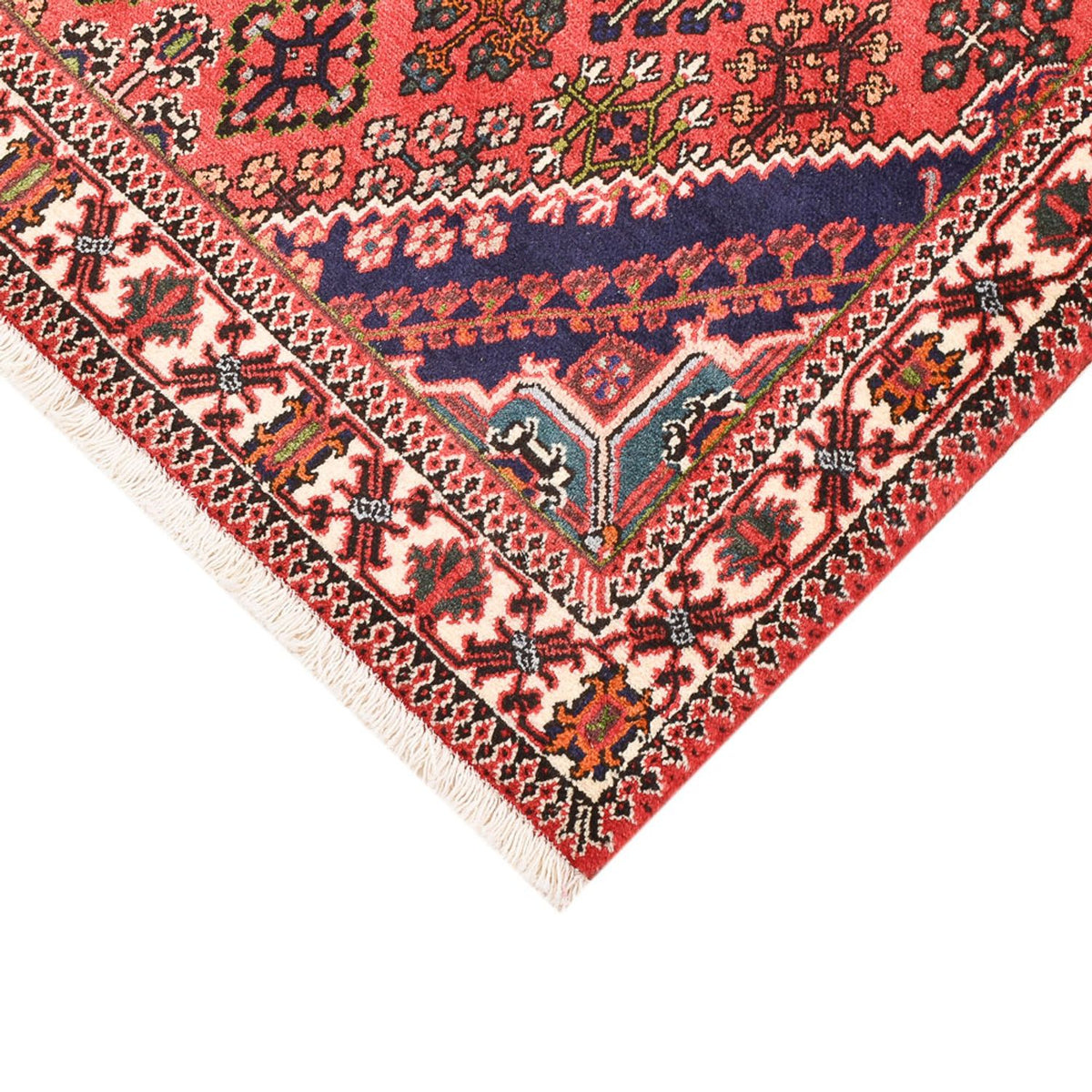 Tapis persan - Nomadic - 160 x 110 cm - rouge clair