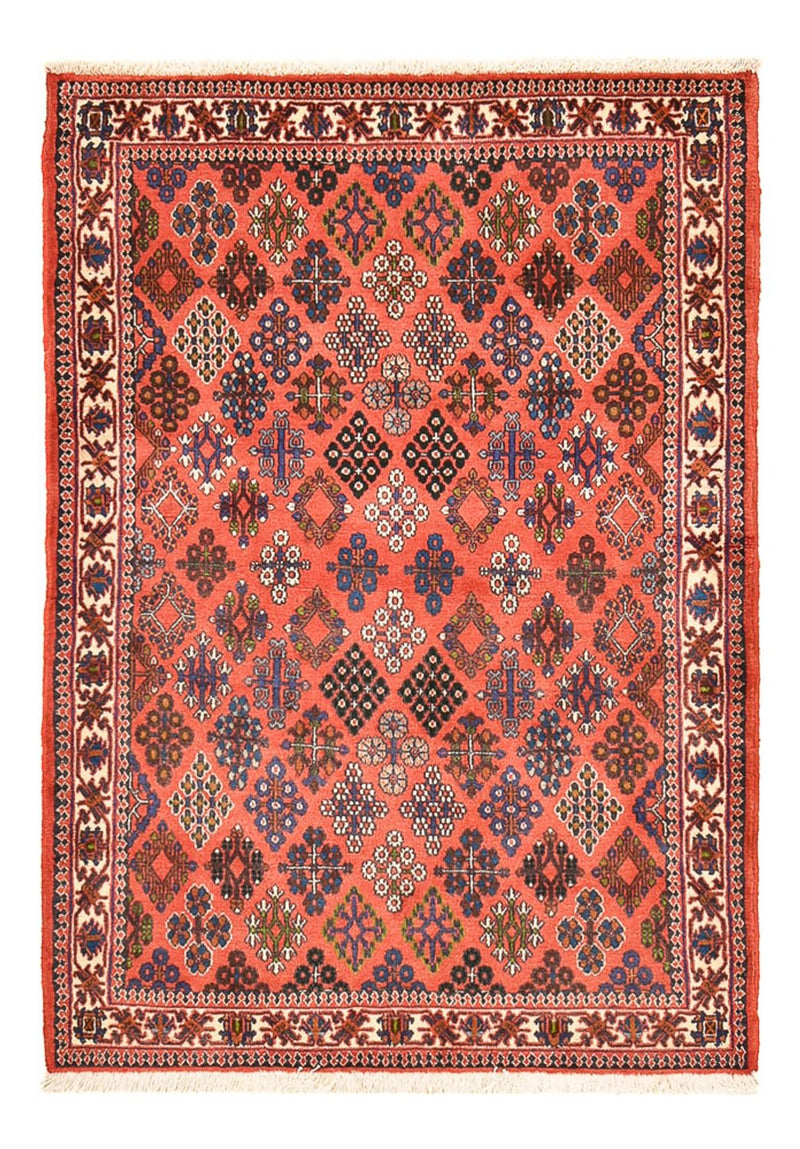 Tapis Gabbeh - Persan Kashkuli - 155 x 114 cm - rouge clair