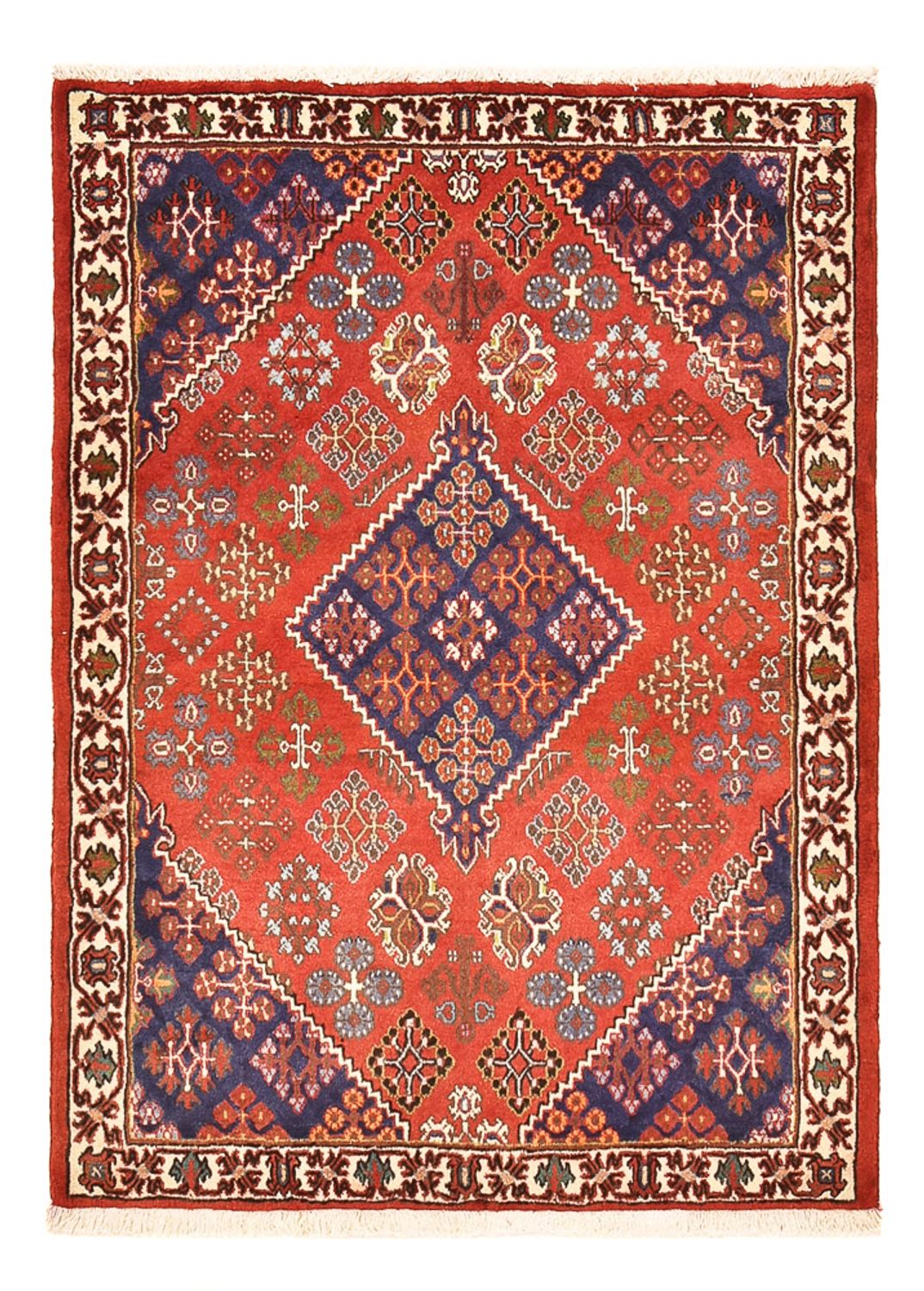 Tapis persan - Nomadic - 156 x 110 cm - rouge clair