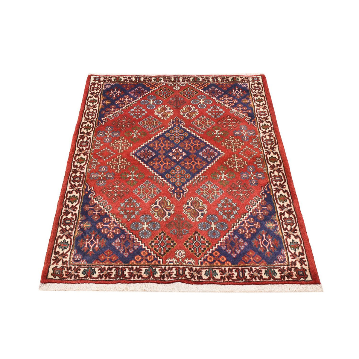 Tapis persan - Nomadic - 156 x 110 cm - rouge clair