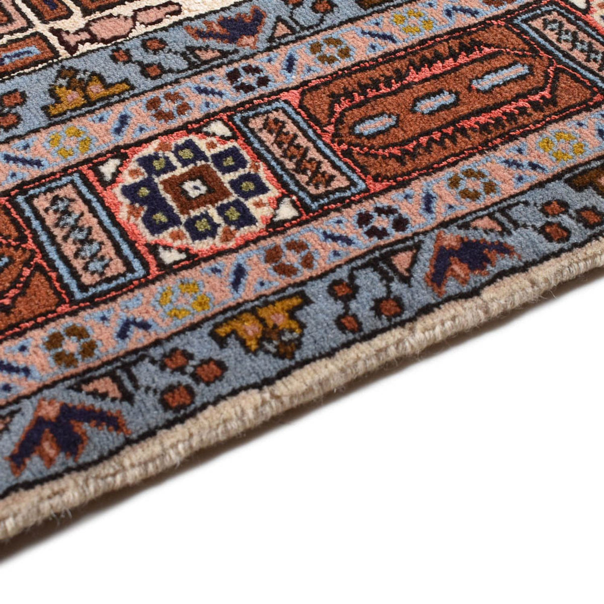 Tapis persan - Nomadic - 206 x 142 cm - multicolore
