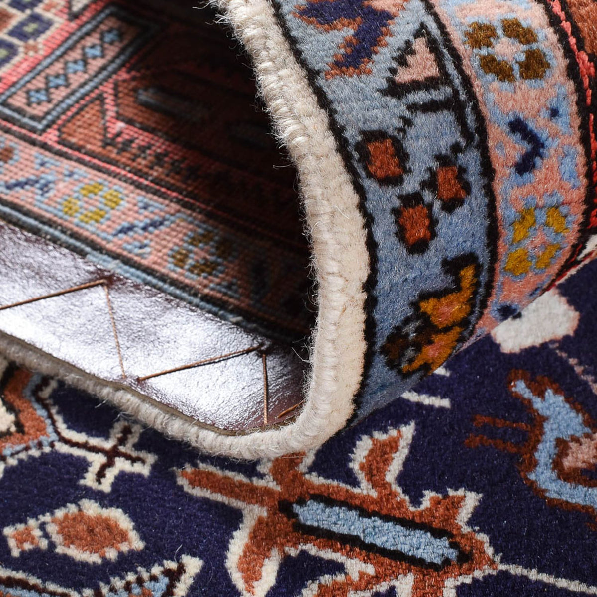 Tapis persan - Nomadic - 206 x 142 cm - multicolore