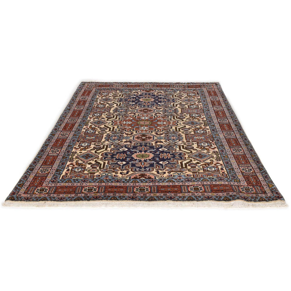 Tapis persan - Nomadic - 206 x 142 cm - multicolore