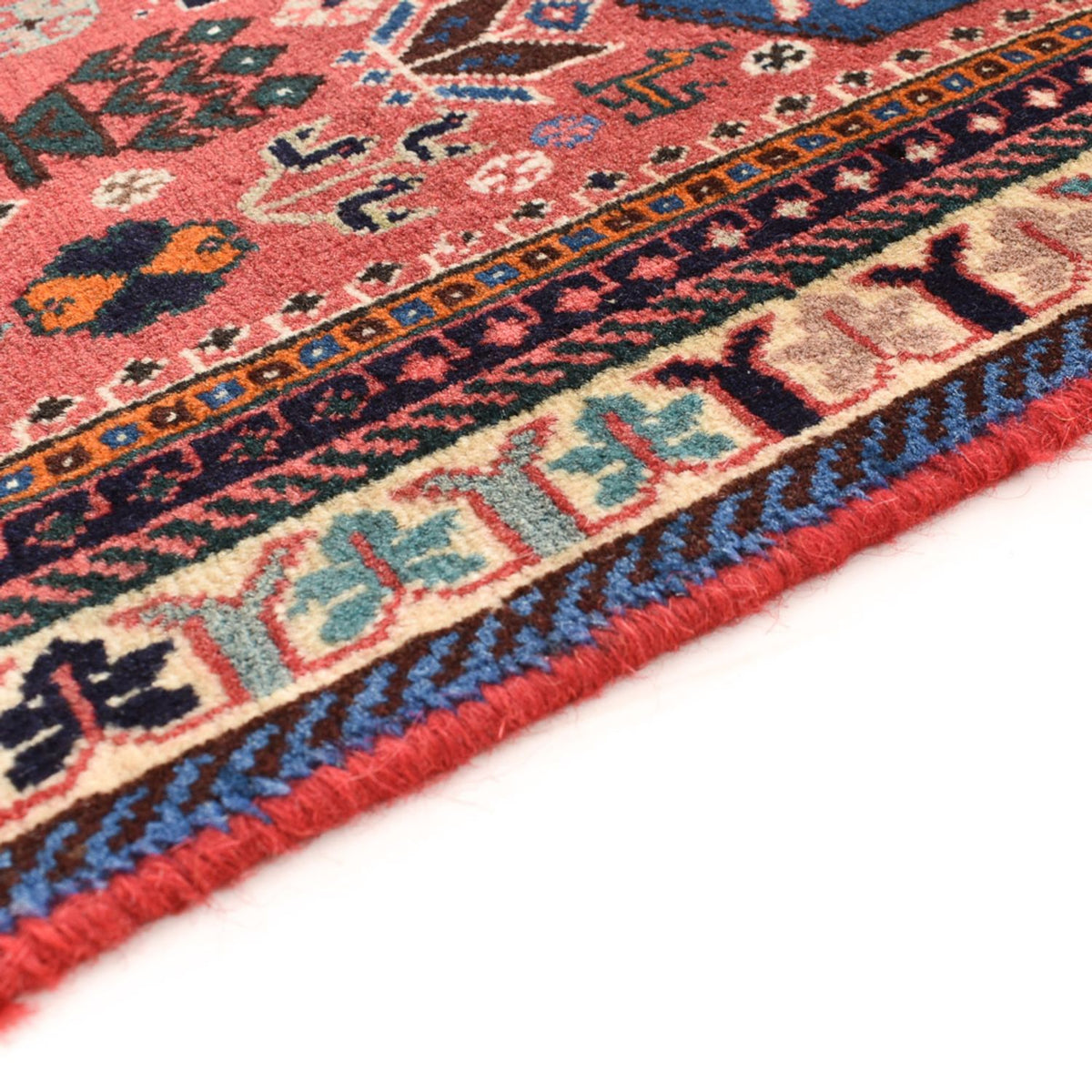 Tapis de couloir Tapis Gabbeh - Persan Kashkuli - 296 x 80 cm - rouge