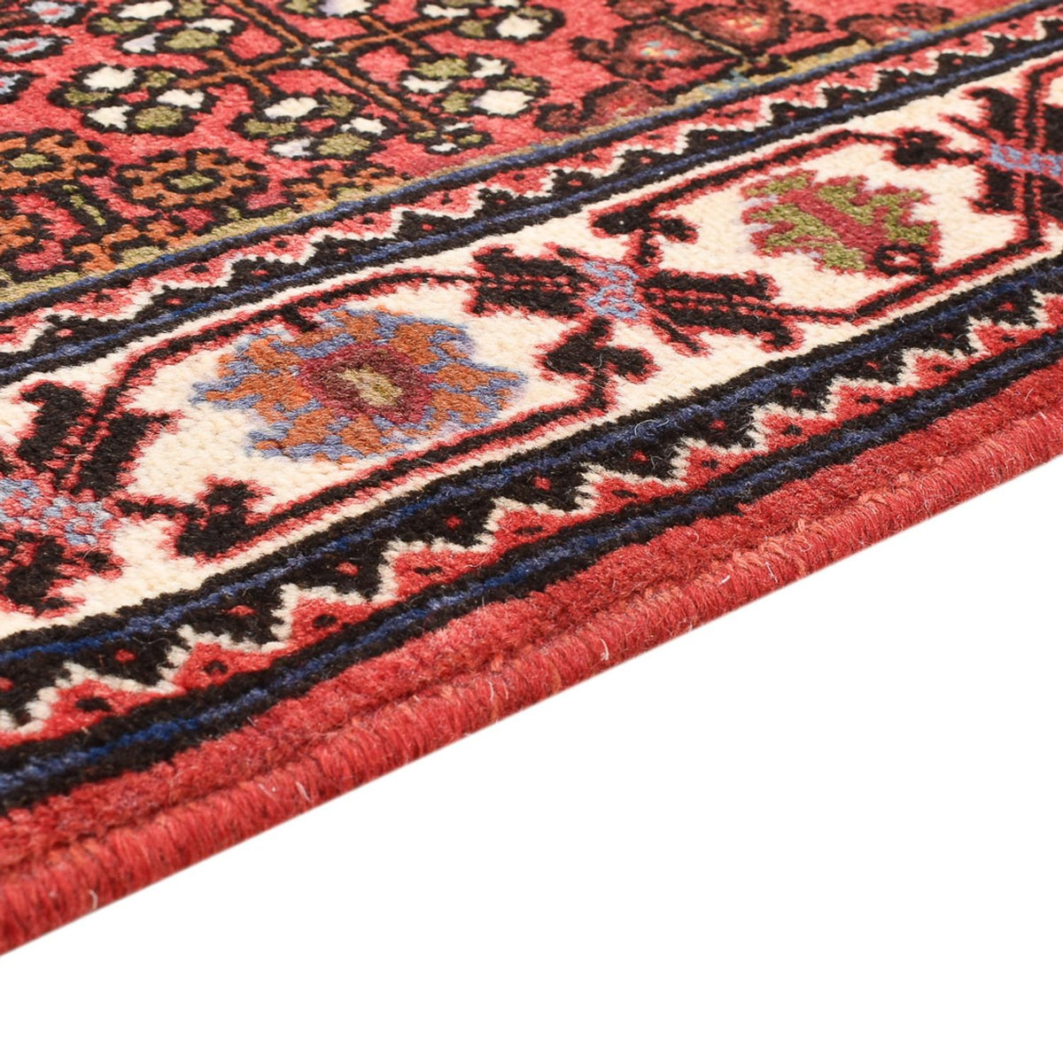 Tapis persan - Nomadic - 161 x 111 cm - rouge clair