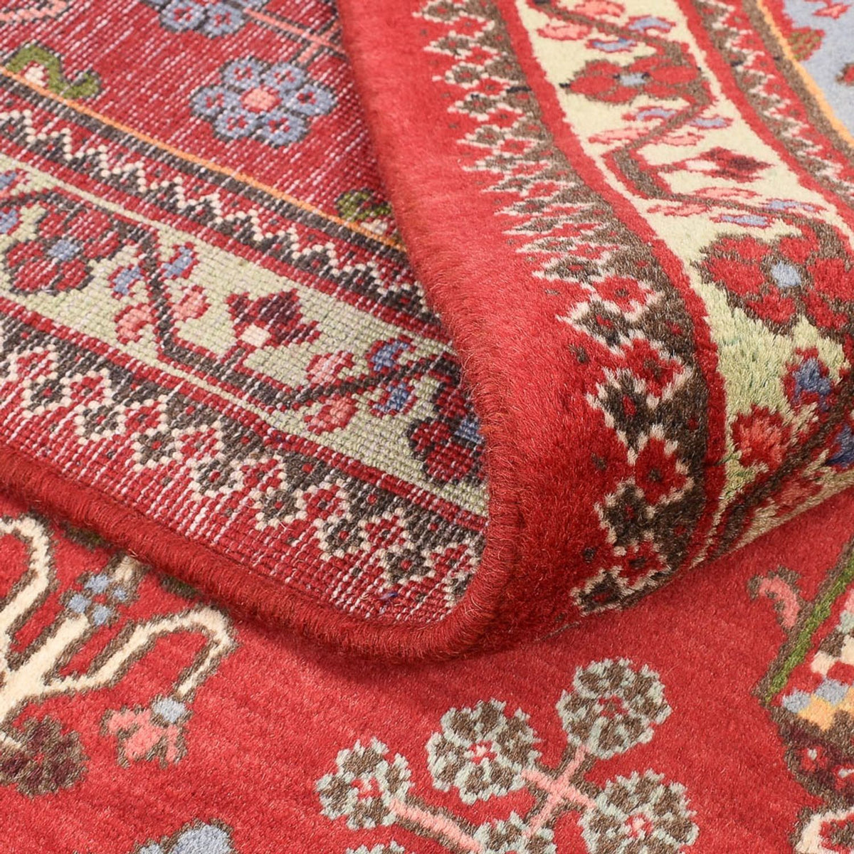 Tapis persan - Nomadic - 164 x 110 cm - rouge