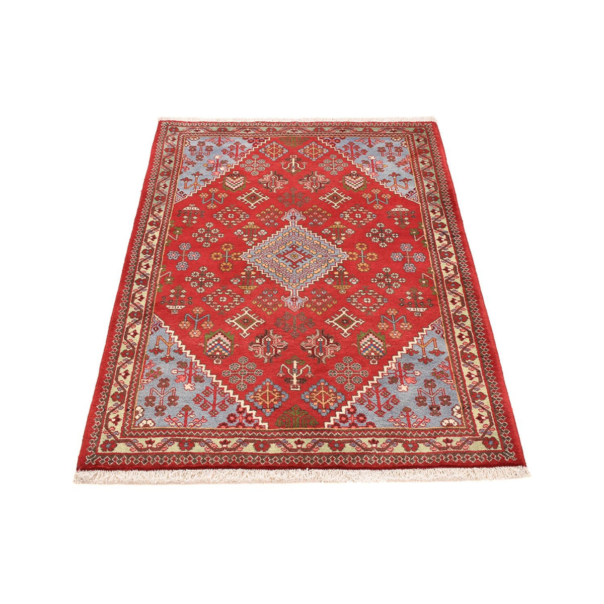 Tapis persan - Nomadic - 164 x 110 cm - rouge