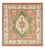 Tapis persan - Nomadic carré  - 208 x 198 cm - vert