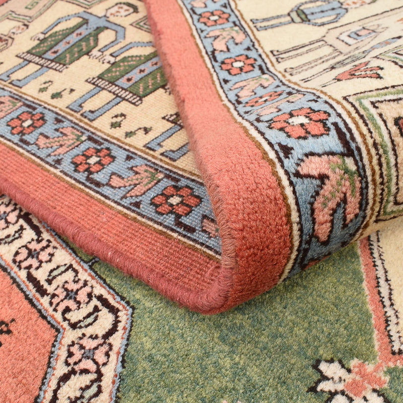 Tapis persan - Nomadic carré  - 208 x 198 cm - vert