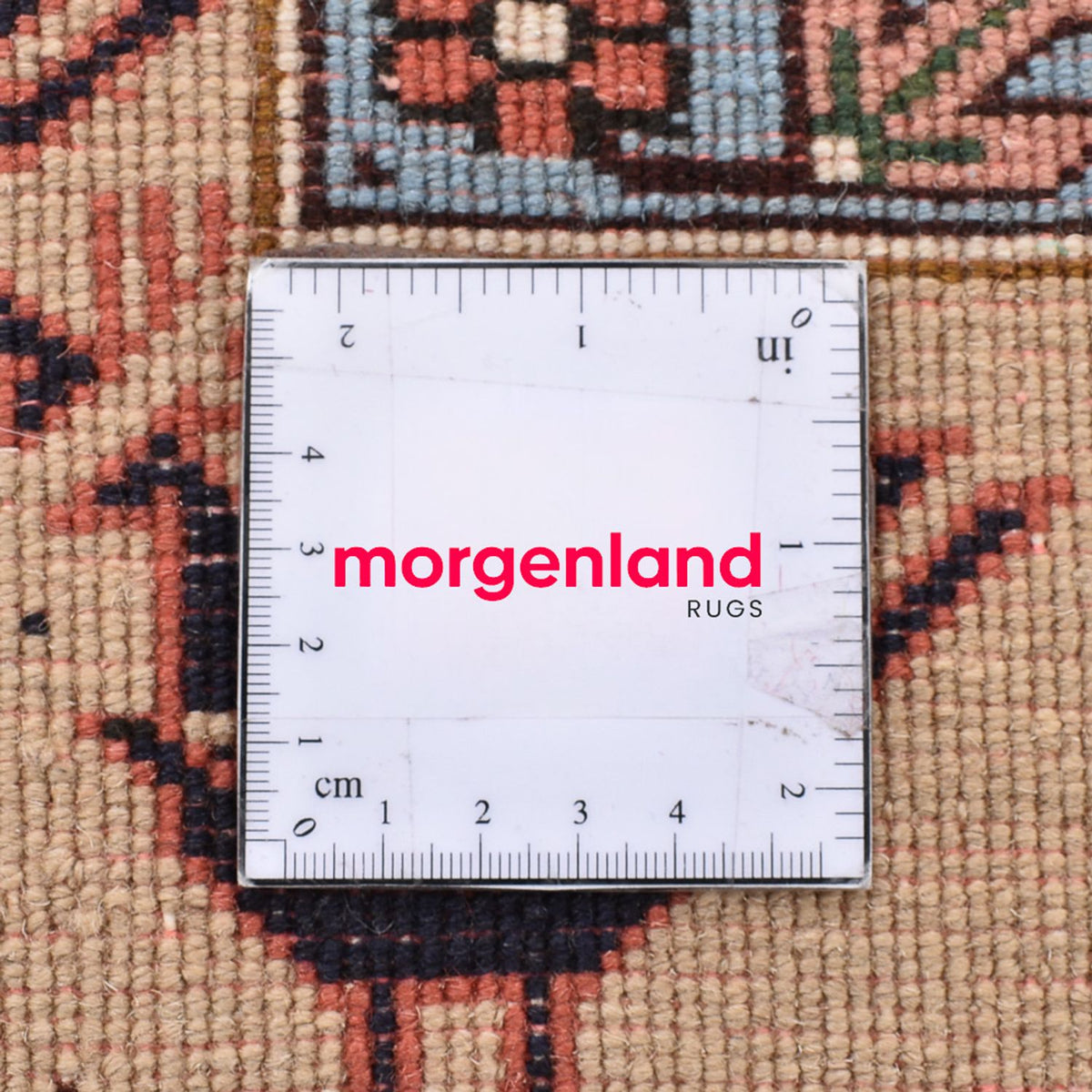 Tapis persan - Nomadic carré  - 208 x 198 cm - vert