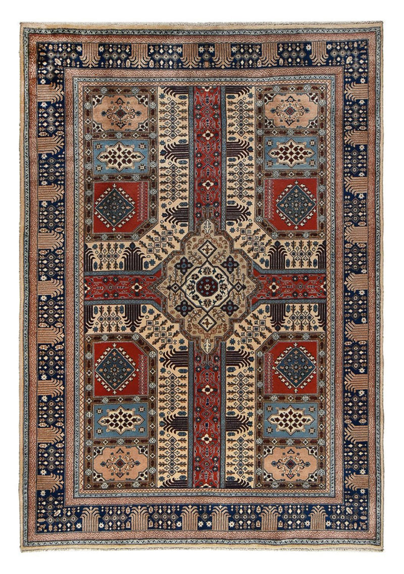 Tapis persan - Nomadic - 290 x 200 cm - rouge foncé