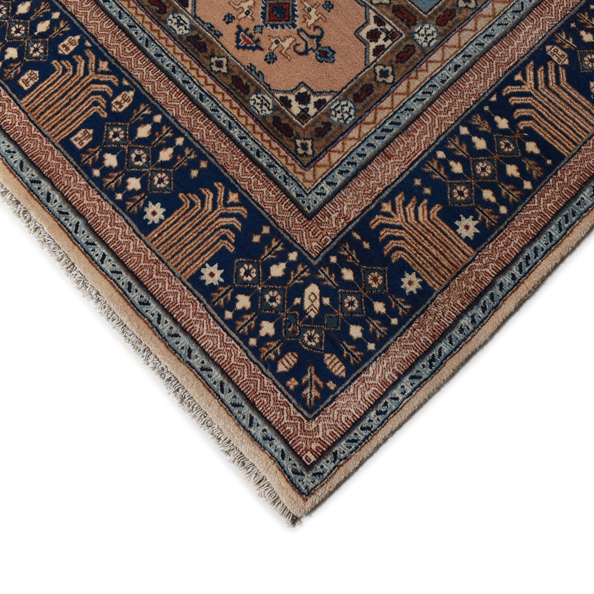 Tapis persan - Nomadic - 290 x 200 cm - rouge foncé