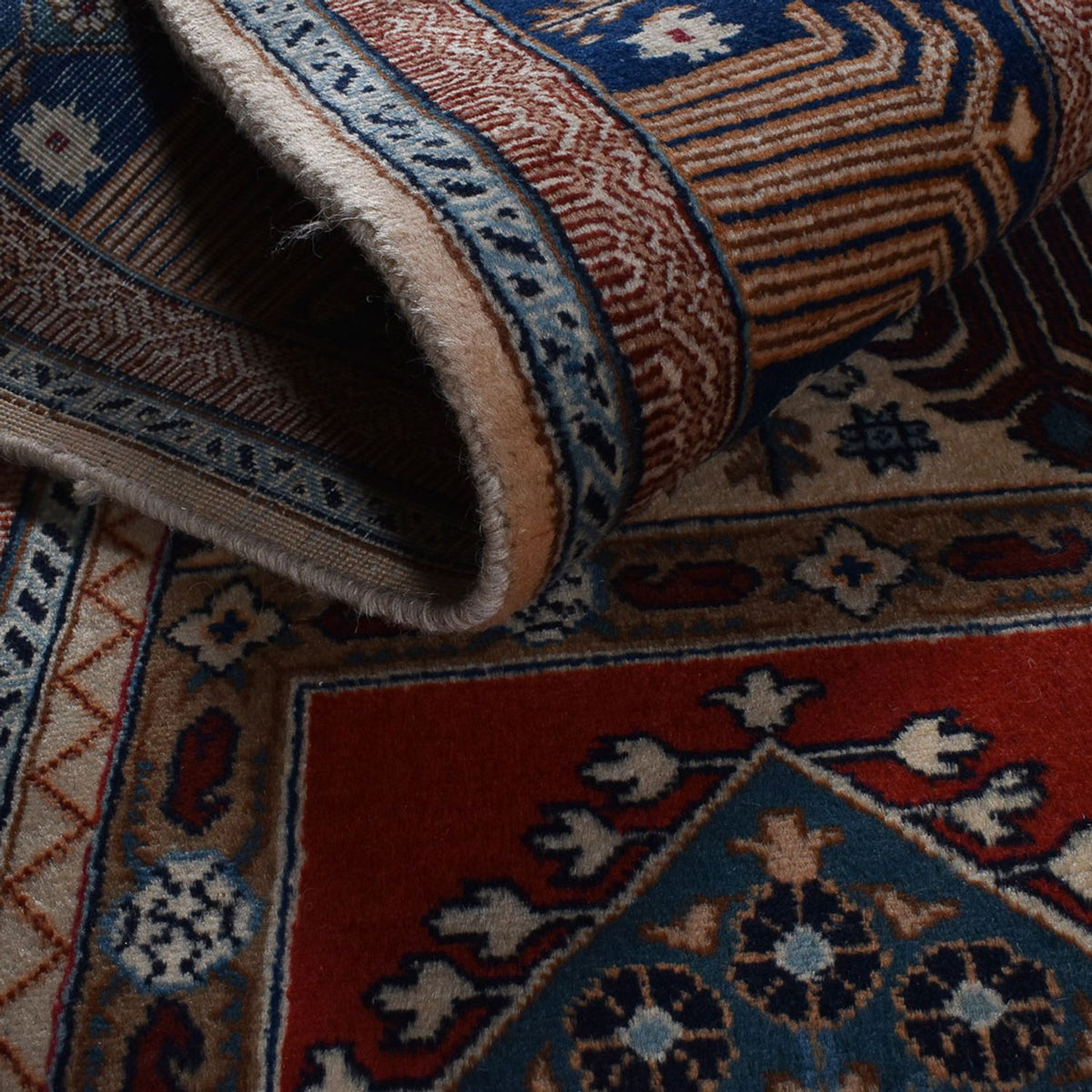 Tapis persan - Nomadic - 290 x 200 cm - rouge foncé