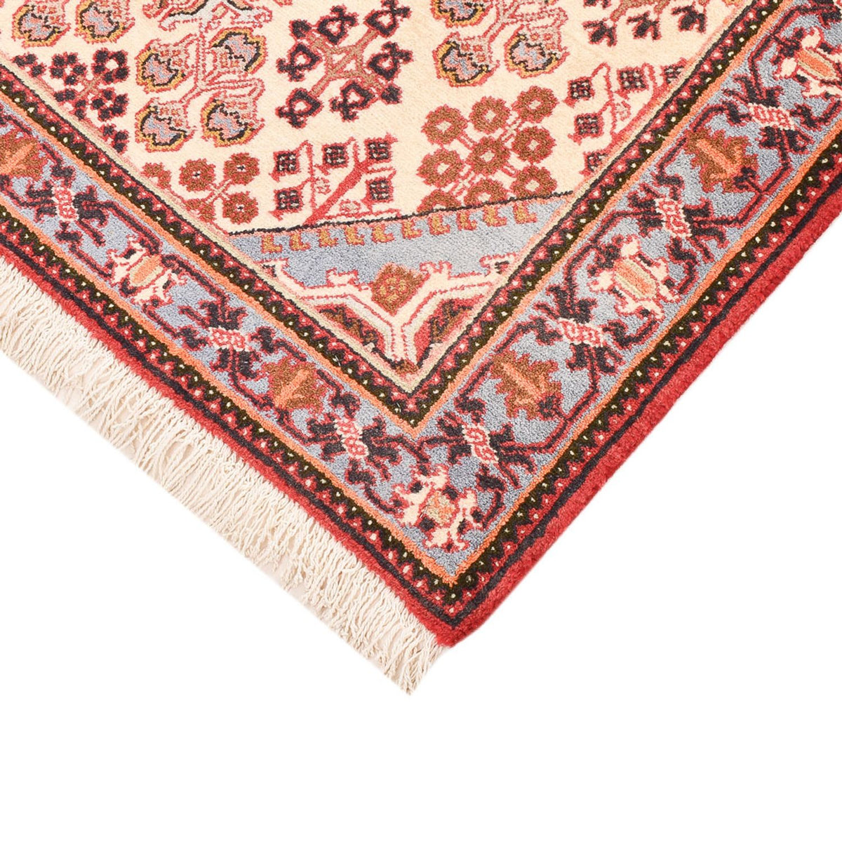 Tapis persan - Nomadic - 156 x 108 cm - rouge clair