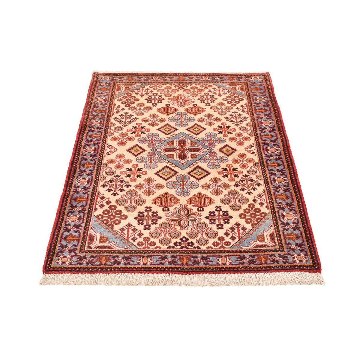 Tapis persan - Nomadic - 156 x 108 cm - rouge clair