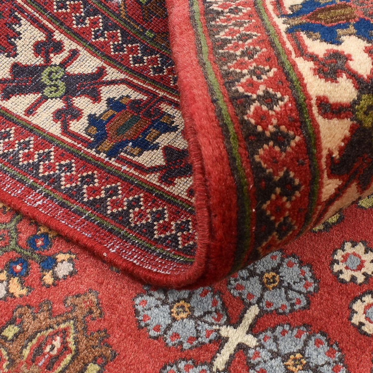 Tapis persan - Nomadic - 167 x 112 cm - rouge