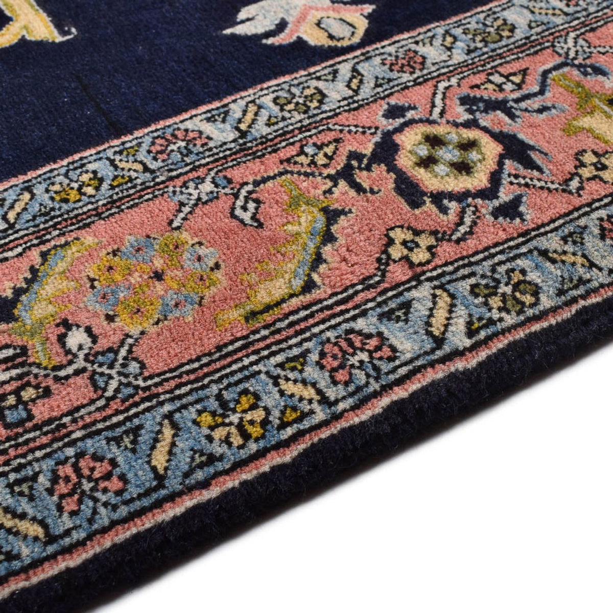 Tapis persan - Nomadic - 206 x 150 cm - bleu foncé