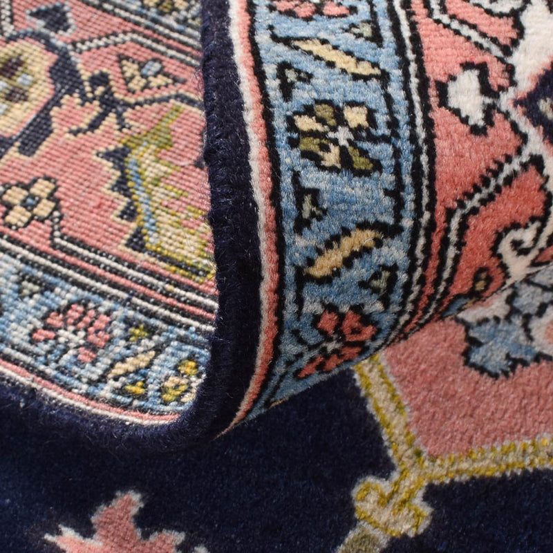 Tapis persan - Nomadic - 206 x 150 cm - bleu foncé