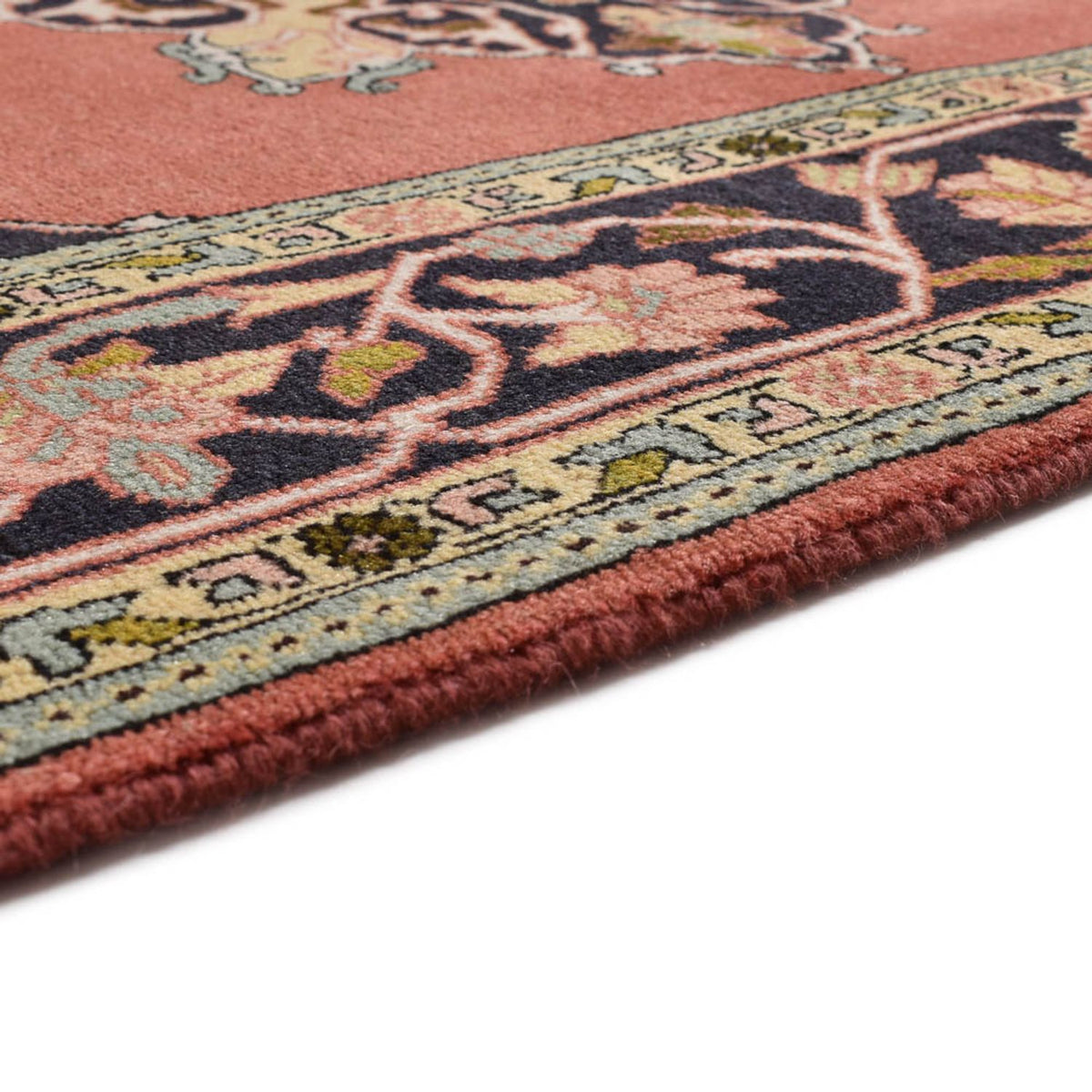 Tapis persan - Nomadic - 202 x 142 cm - rouge clair