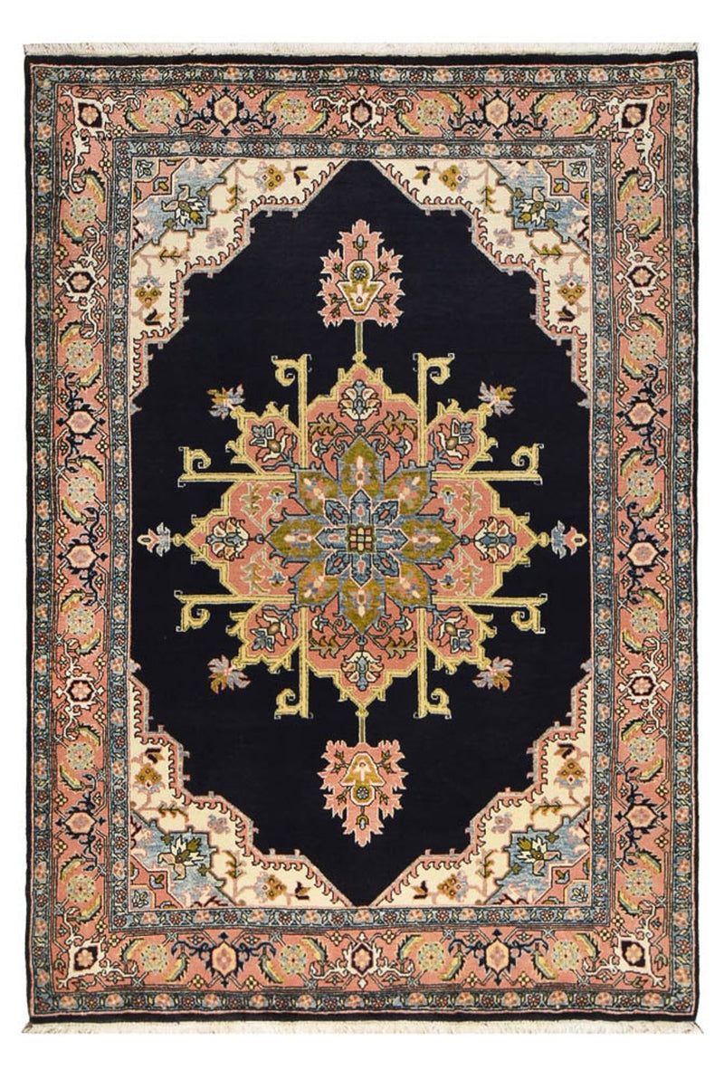 Tapis persan - Nomadic - 218 x 150 cm - bleu foncé