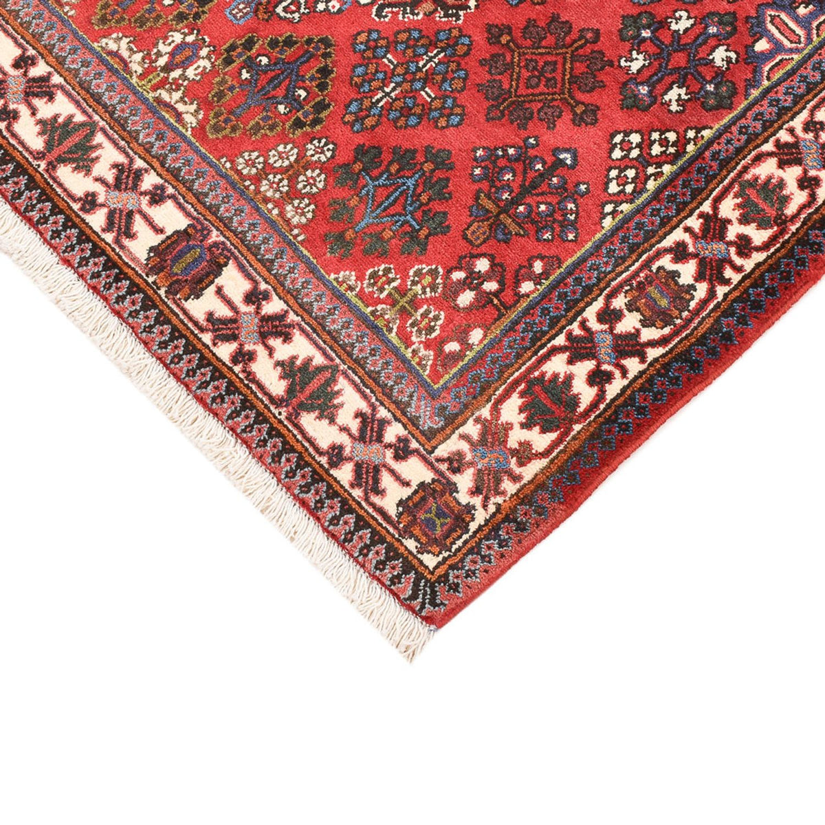 Tapis persan - Nomadic - 158 x 110 cm - rouge