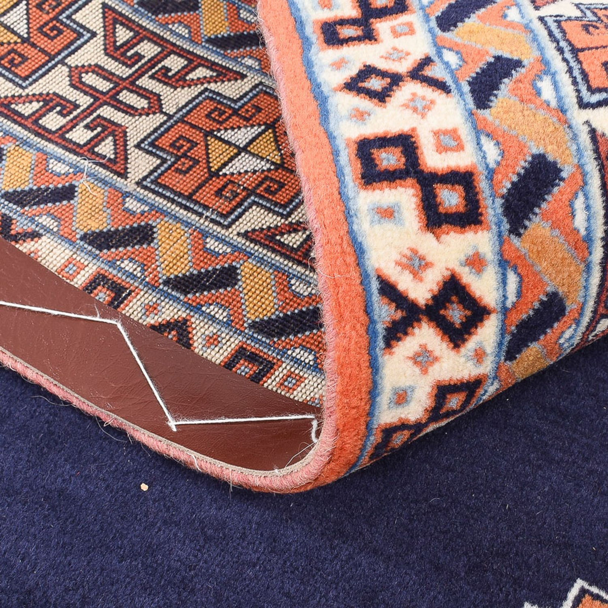 Tapis persan - Tabriz - Royal - 142 x 100 cm - bleu foncé