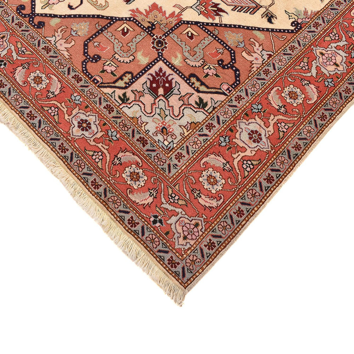 Tapis persan - Tabriz - Royal carré - 216 x 195 cm - crème