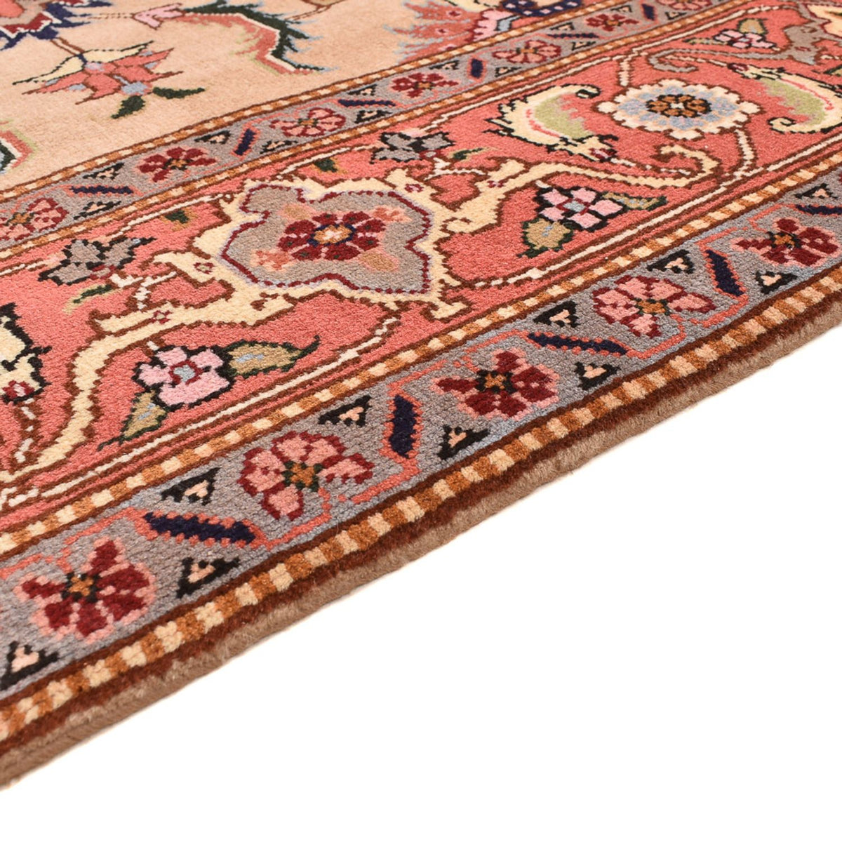 Tapis persan - Nomadic carré - 200 x 197 cm - beige clair